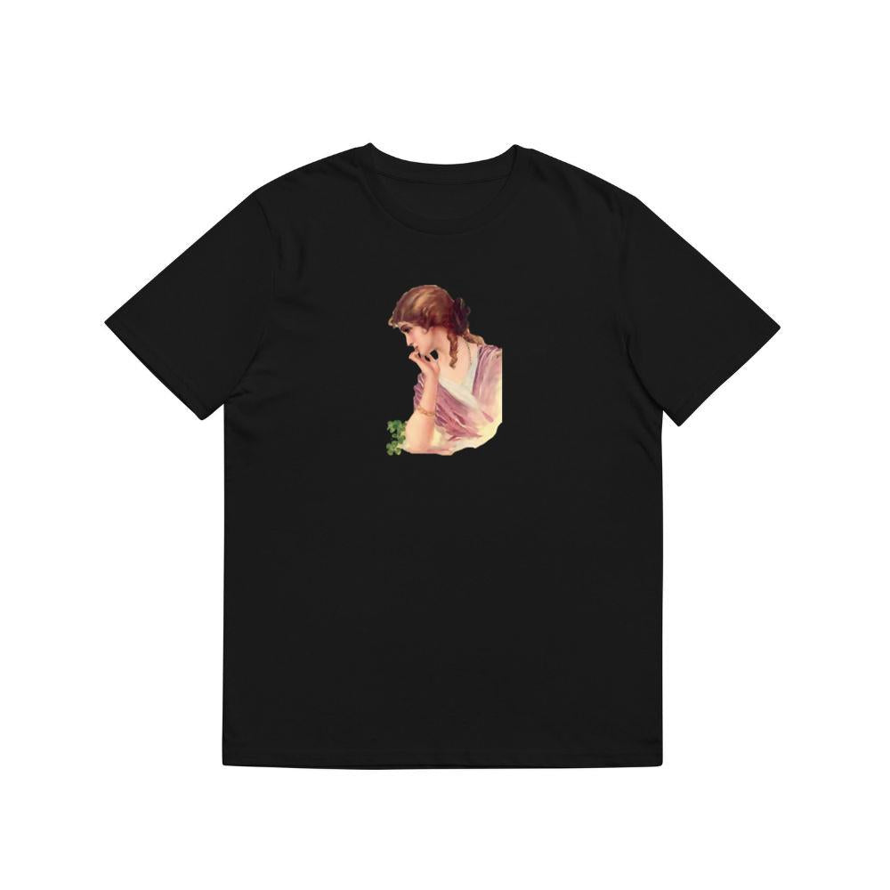 Elegant Woman in a Flowing Dress T-Shirts