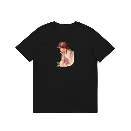 Elegant Woman in a Flowing Dress T-Shirts