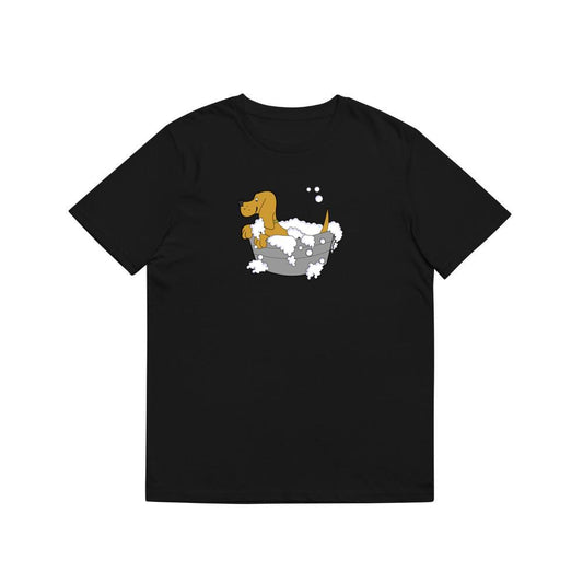 Happy Dog Taking a Bath T-Shirts