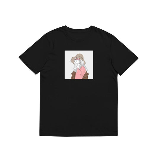 Line Art Illustration of a Girl T-Shirts