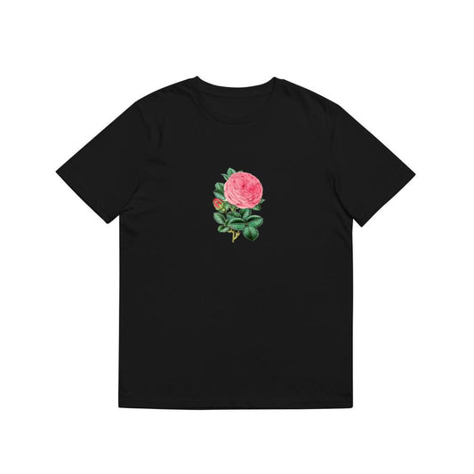 Pink Rose with Bud T-Shirts